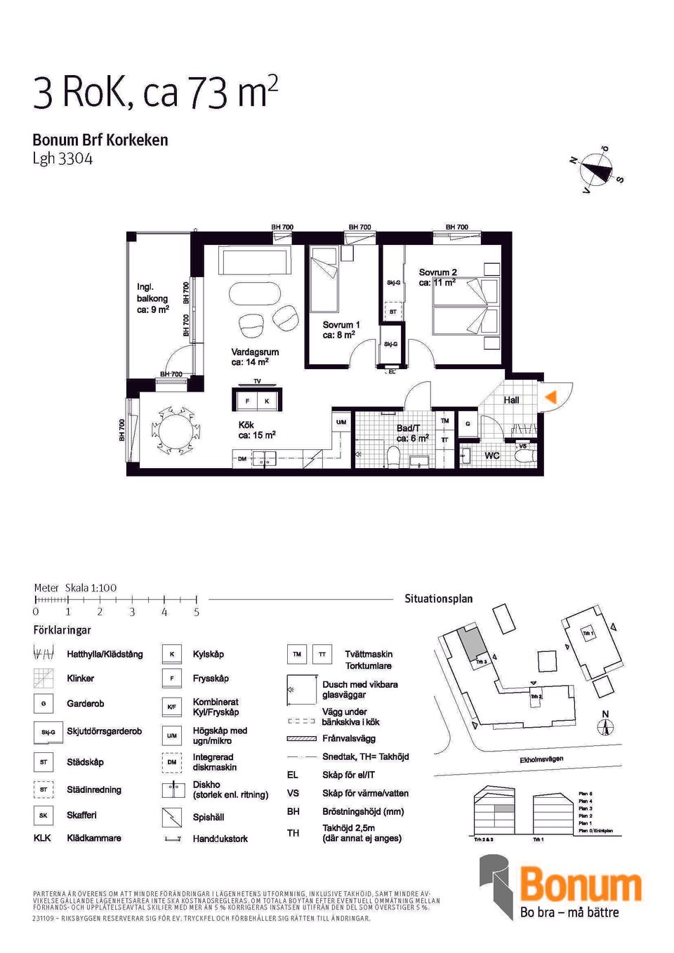 Bostadsrätt, Ekholmsvägen 22, Ekholmen, Linköping