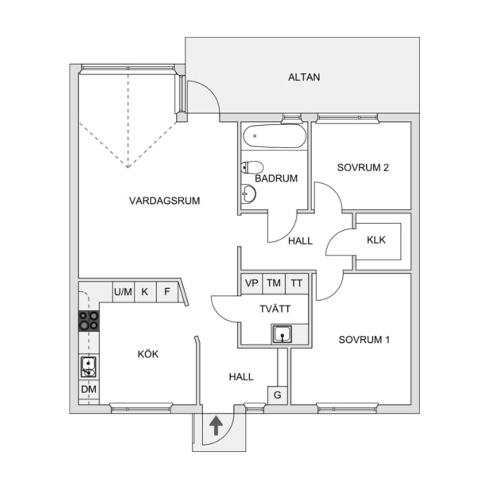 Bostadsrätt, Gulmårevägen 35, Centrala Hisingen Hildedal, Göteborg