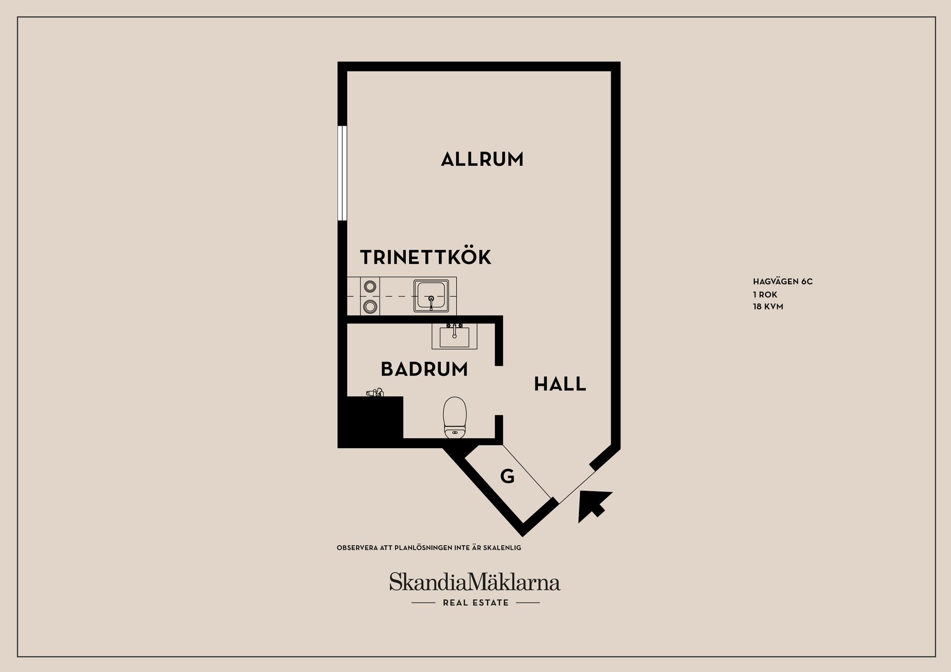 Bostadsrätt, Hagvägen 6C, Runby, Upplands Väsby