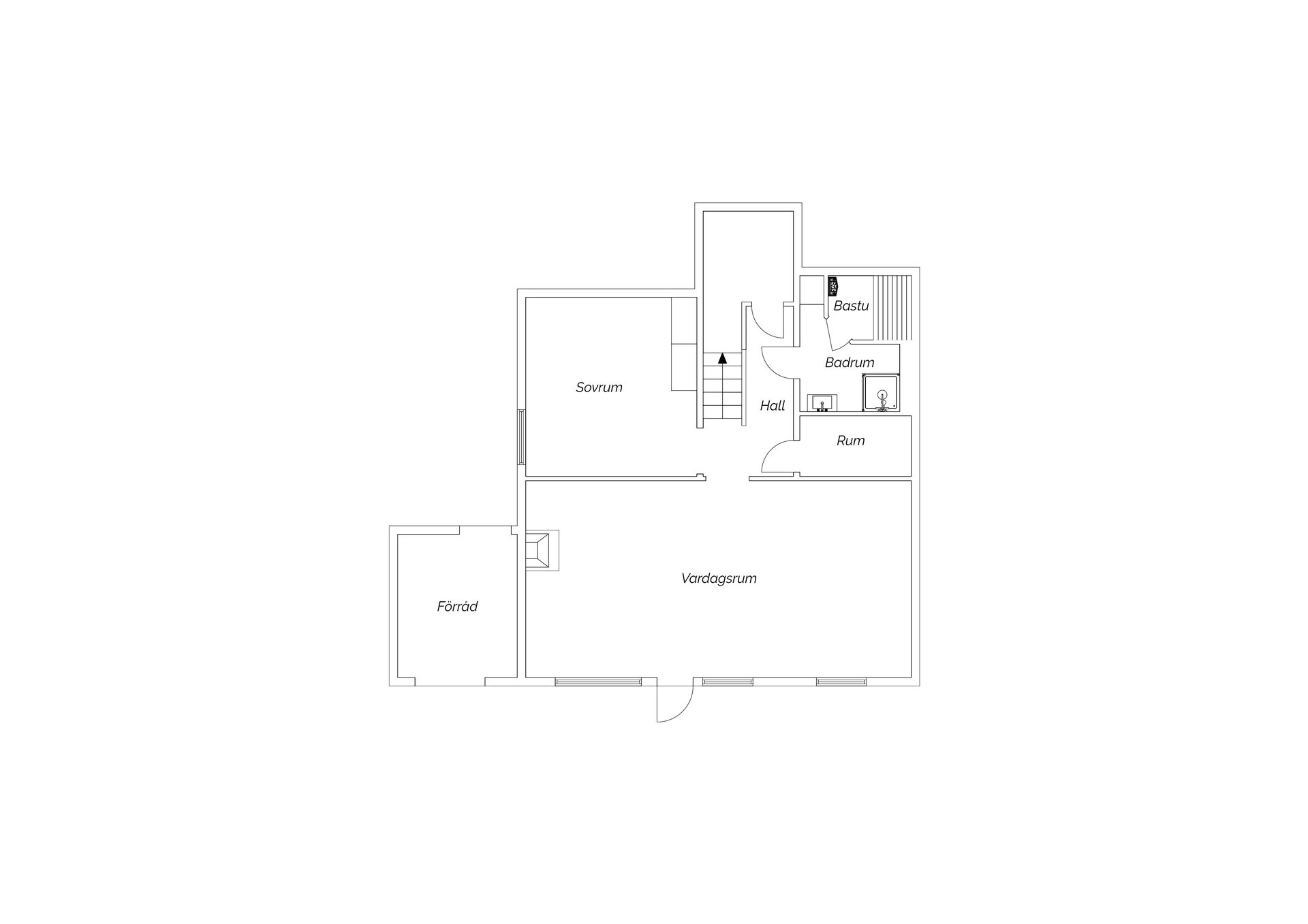 Villa, Hästskovägen 18, Vävland, Timrå