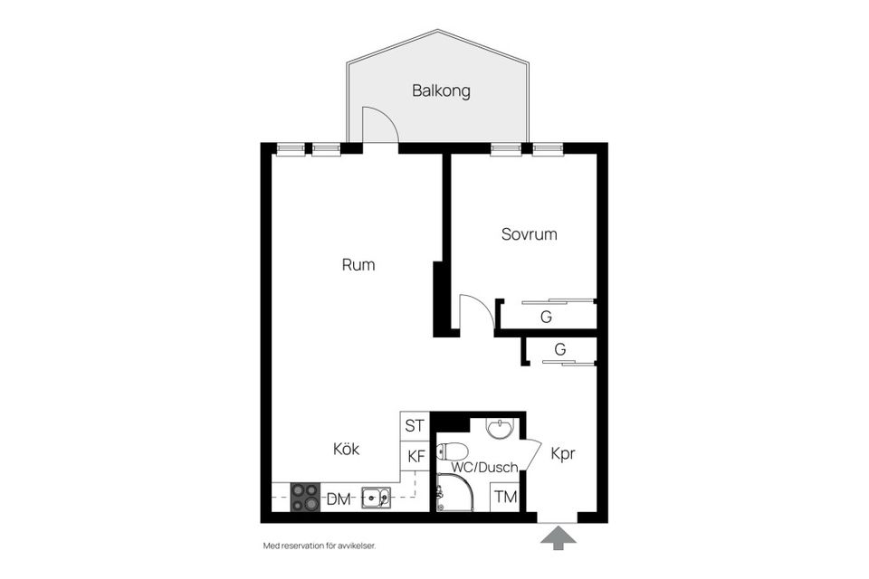 Bostadsrätt, Djäknegatan 27 D, Kapellgärdet, Uppsala