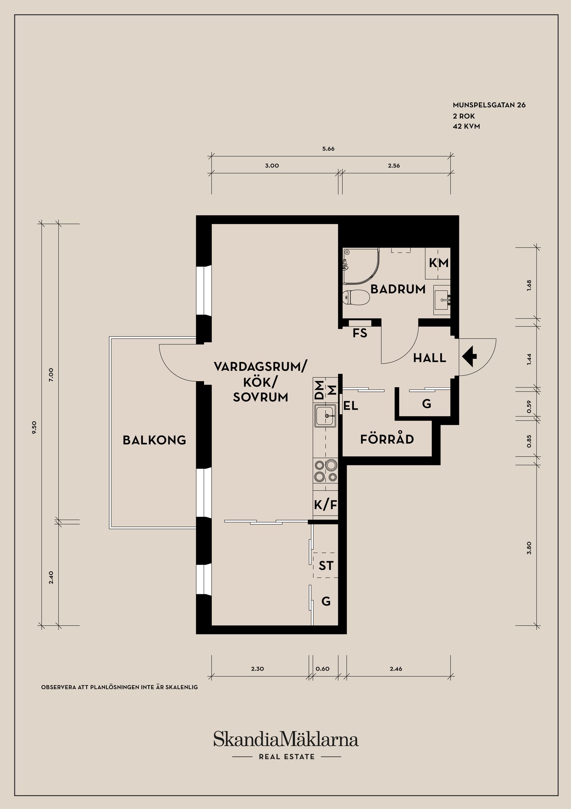 Bostadsrätt, Munspelsgatan 26, Västra Frölunda, Göteborg