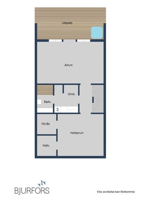 Radhus, Dalgatan 8A, Älvsbacka, Skellefteå