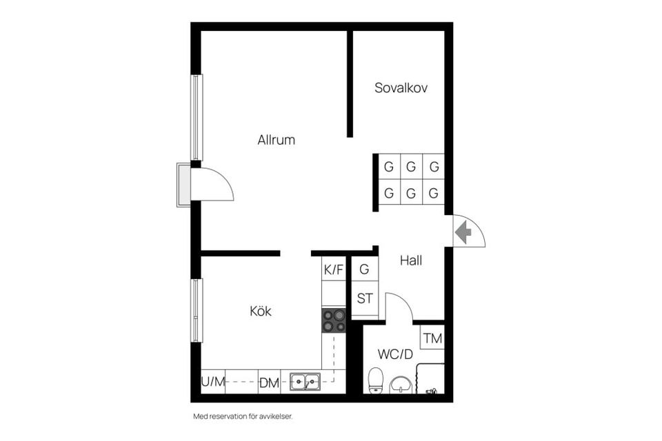 Bostadsrätt, Vävaregatan 3 D, Lidåker, Lidköping