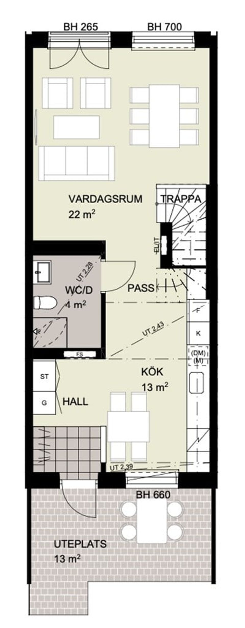 Radhus, Stockholmsvägen 164i, Täby