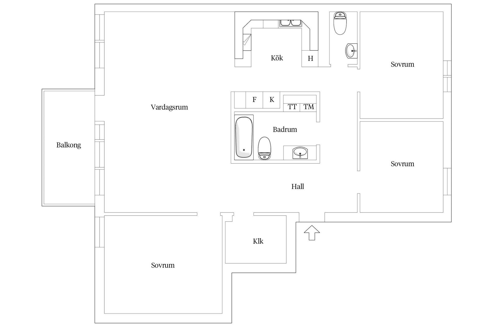 Bostadsrätt, Lilla inägogatan 2, Övre Eriksberg, Göteborg