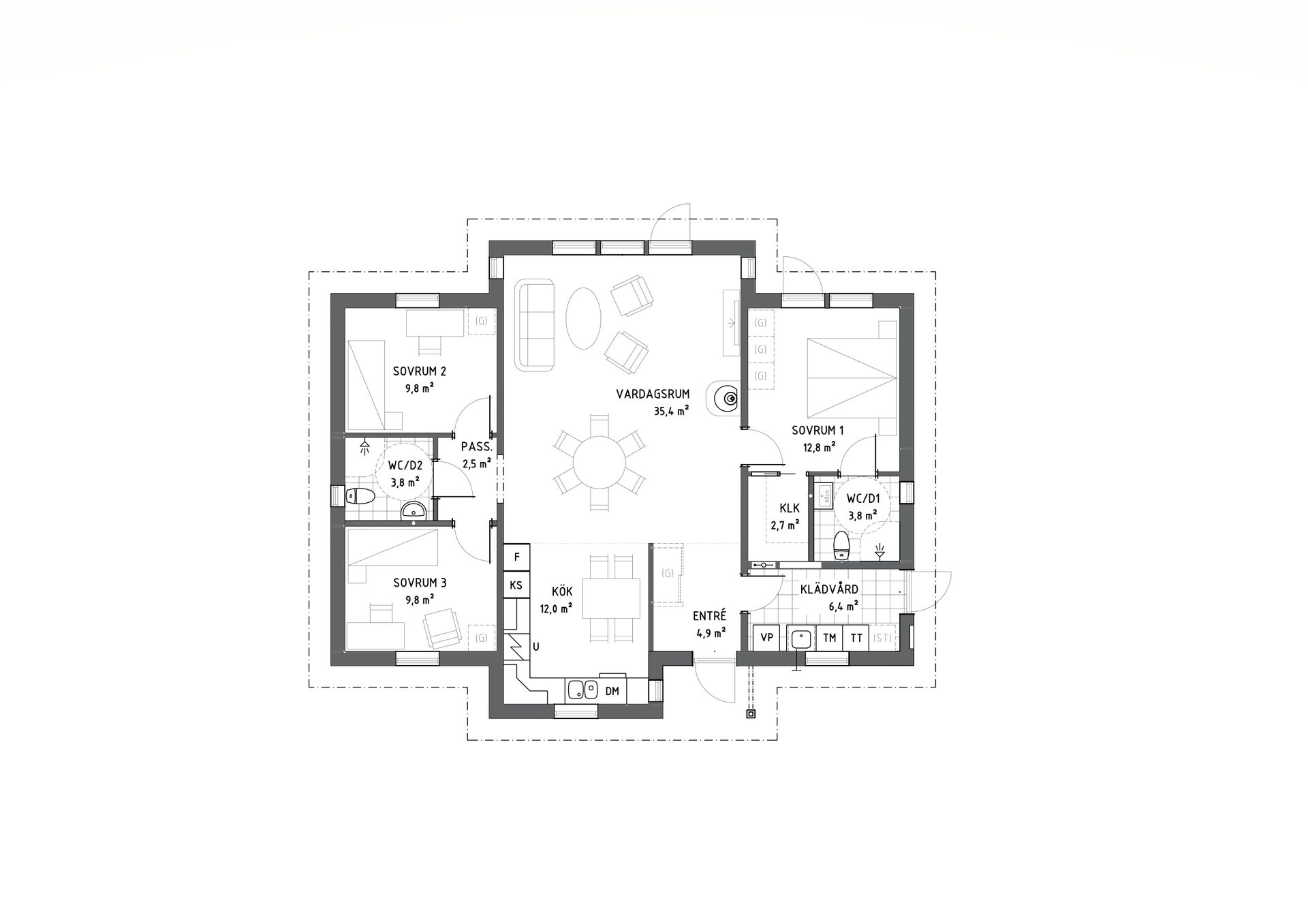 Villa, Klev Solgläntan 232, Alunda, Östhammar