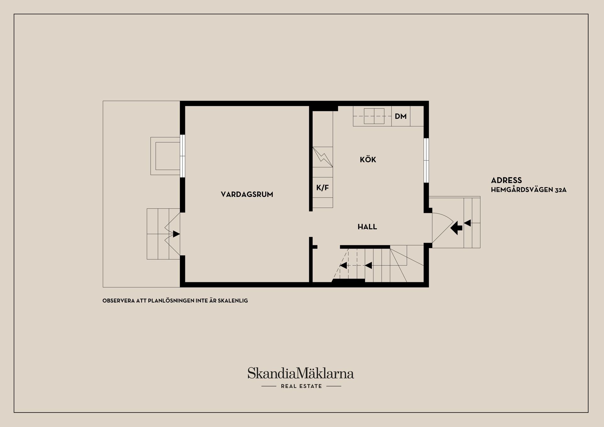 Radhus, Hemgårdsvägen 32A, Hemgården/Högbrunn, Nyköping