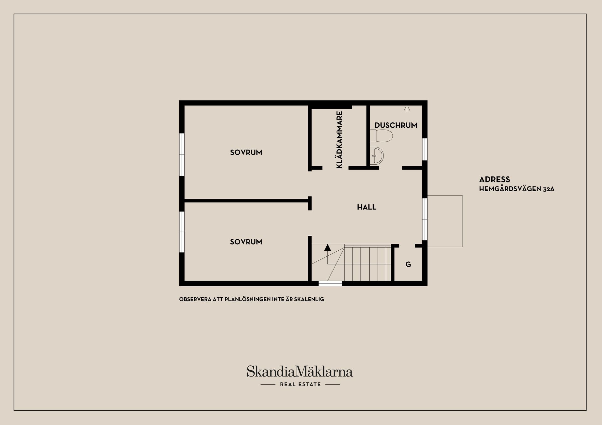 Radhus, Hemgårdsvägen 32A, Hemgården/Högbrunn, Nyköping