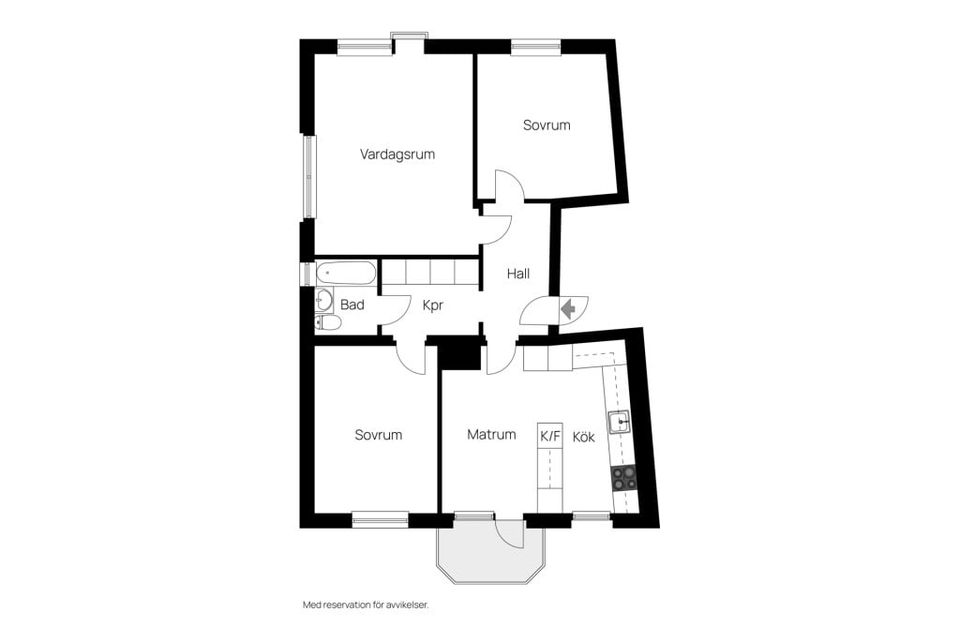 Bostadsrätt, Bovägen 2R, Timrå