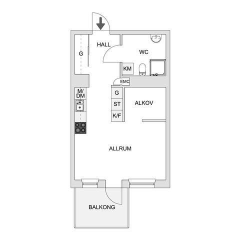 Bostadsrätt, Fruktträdsgatan 9, Centrala Hisingen Hildedal, Göteborg