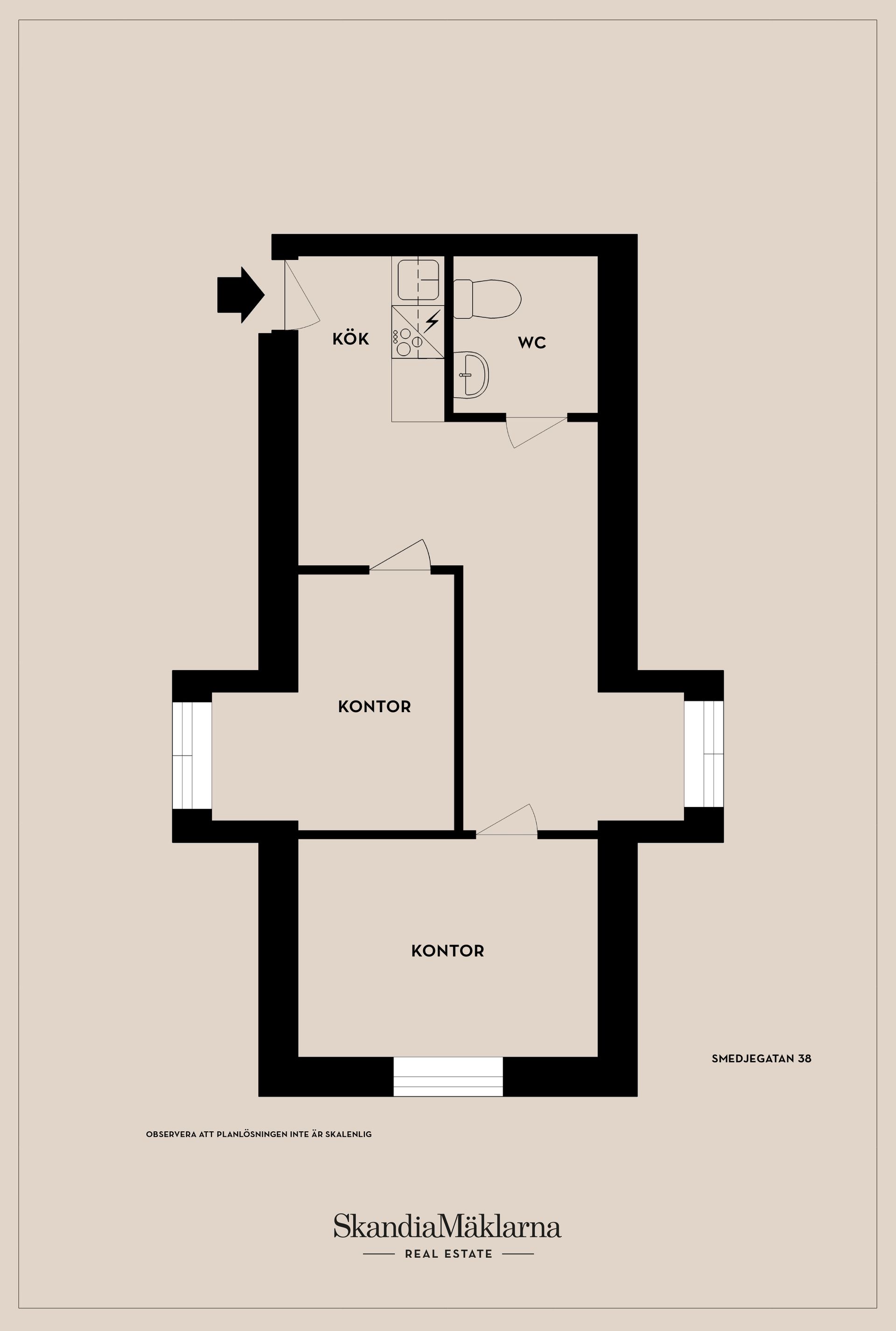 Bostadsrätt, Smedjegatan 38, Centrum, Jönköping