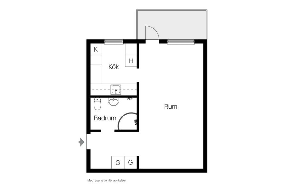 Bostadsrätt, Harmonigatan 24, Kubikenborg, Sundsvall