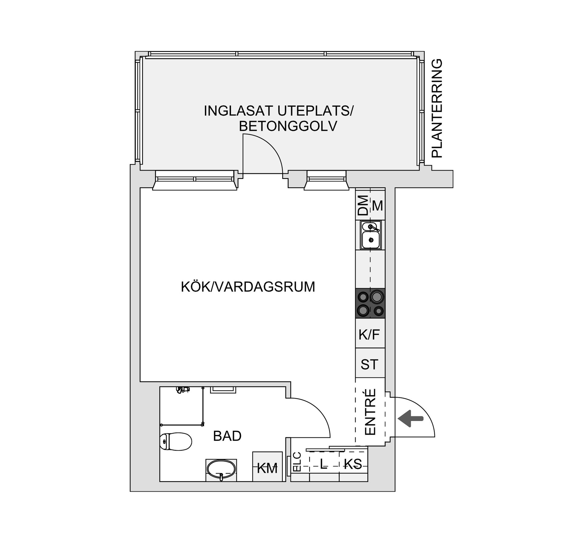 Bostadsrätt, Östra Stationsgatan 10, Haga, Karlstad