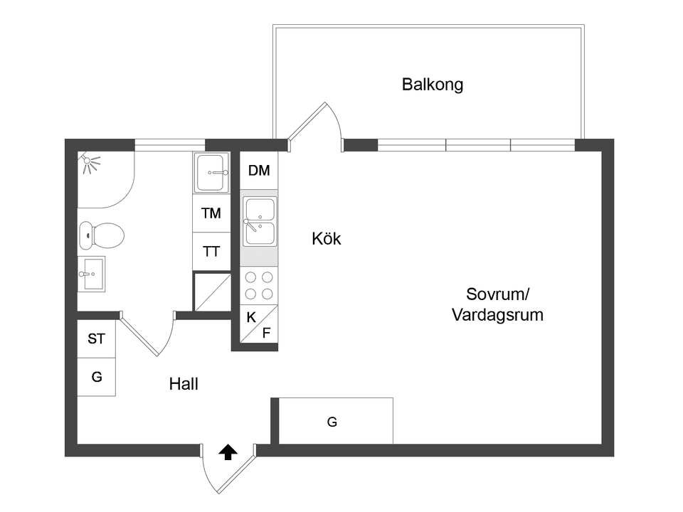 Bostadsrätt, Folkborgsvägen 16, Kneippen Syd, Norrköping