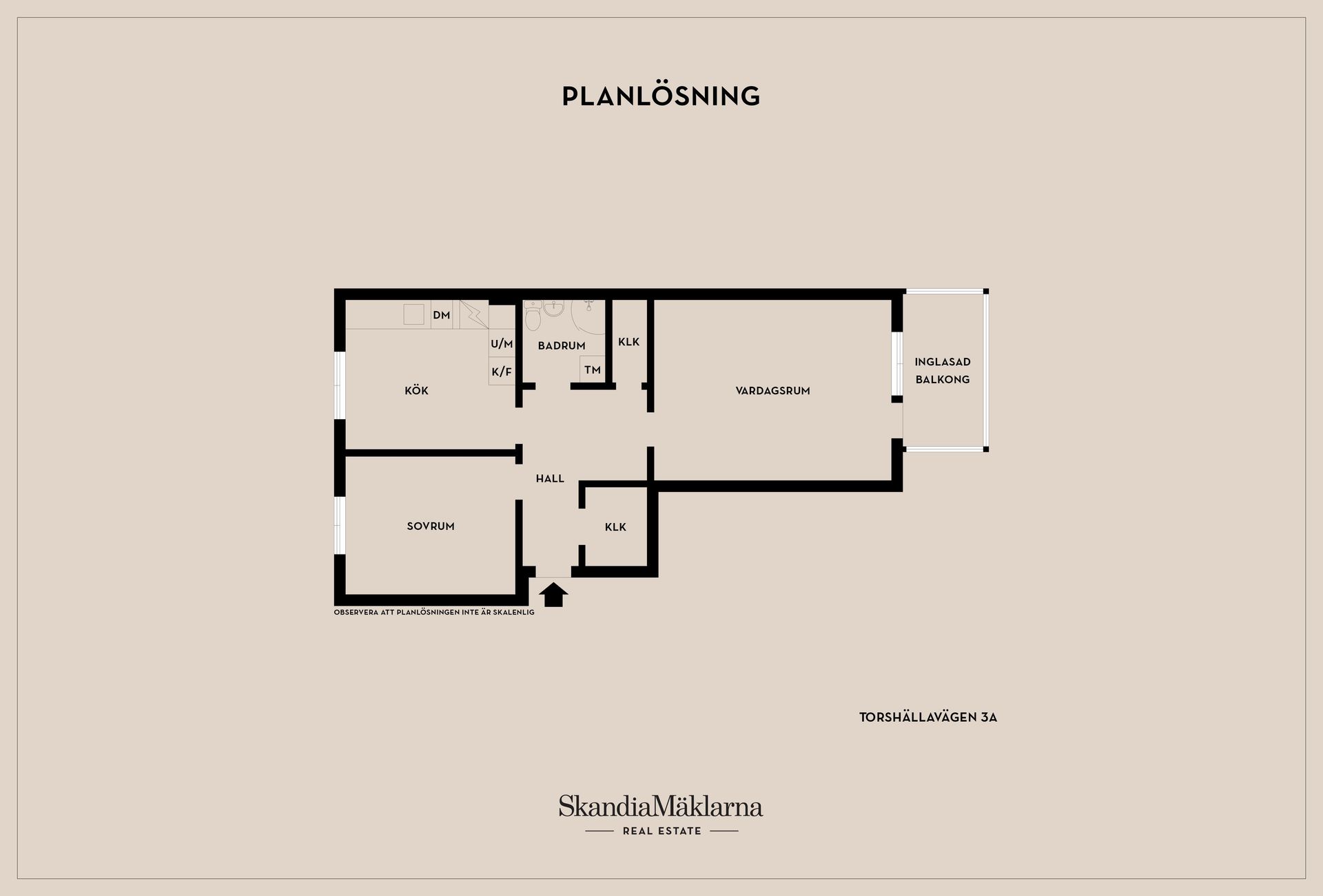 Bostadsrätt, Torshällavägen 3A, Norr, Eskilstuna