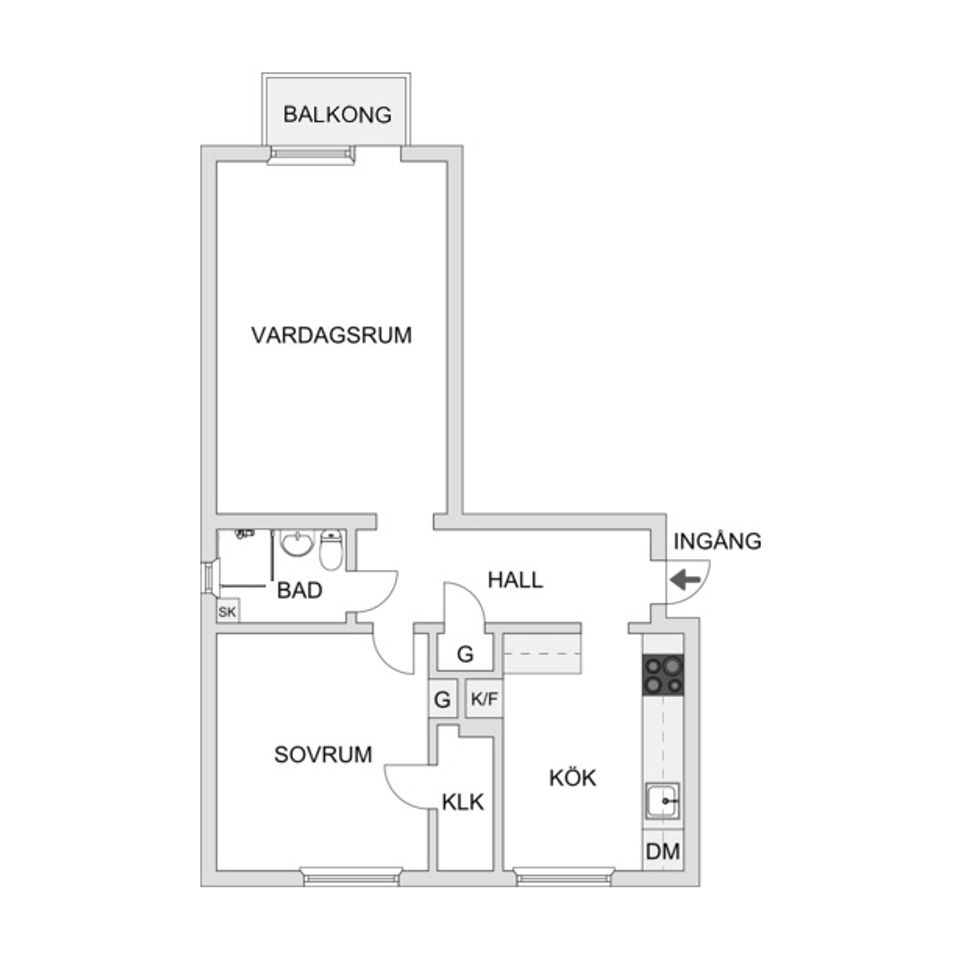 Bostadsrätt, Torgilsgatan 18A, Norrmalm, Borås