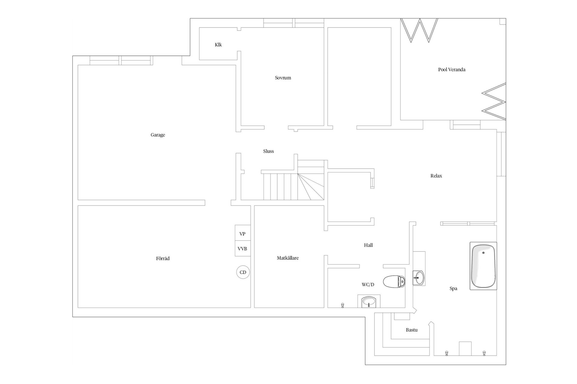 Villa, Fylgiavägen 8, Lilla Björknäs, Nacka