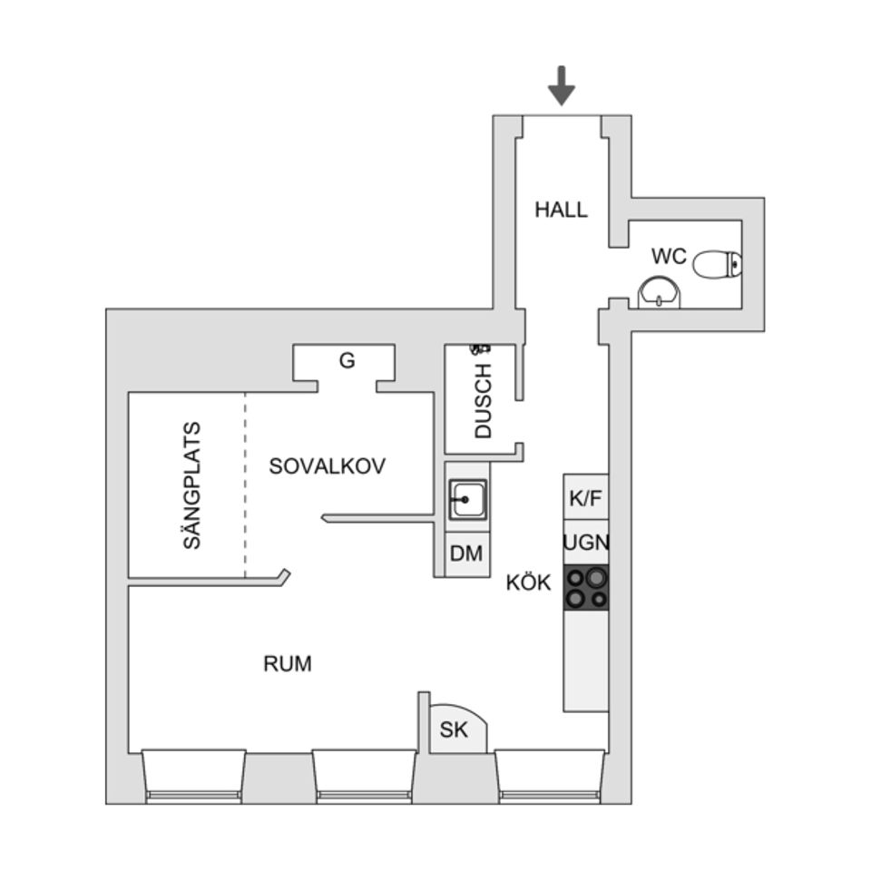 Bostadsrätt, Krukmakargatan 38, Södermalm - Mariatorget, Stockholm