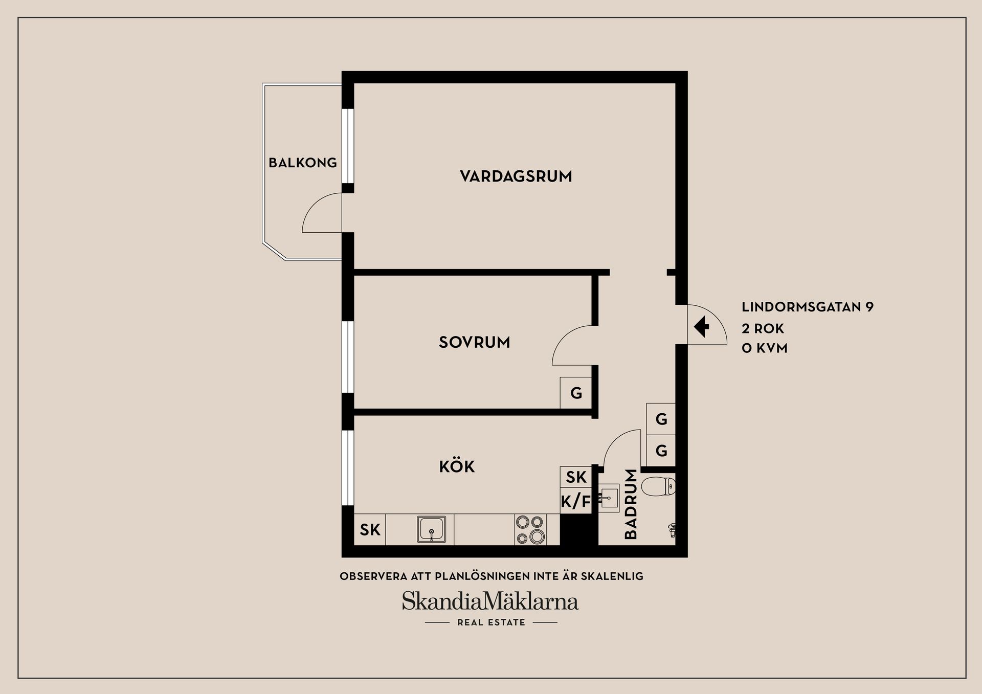 Bostadsrätt, Lindormsgatan 9, Sjöbo, Borås