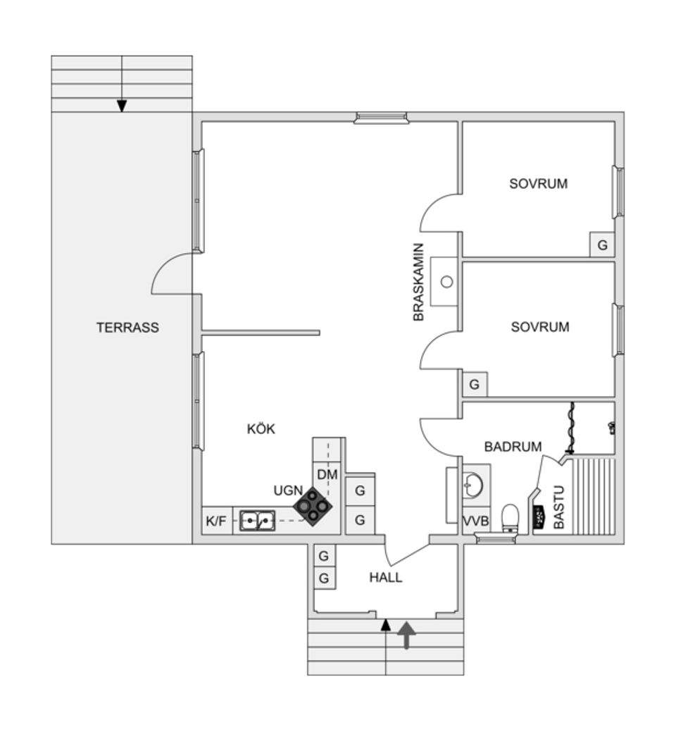 Fritidshus, Kråkberget 416, Tärnaby, Storuman