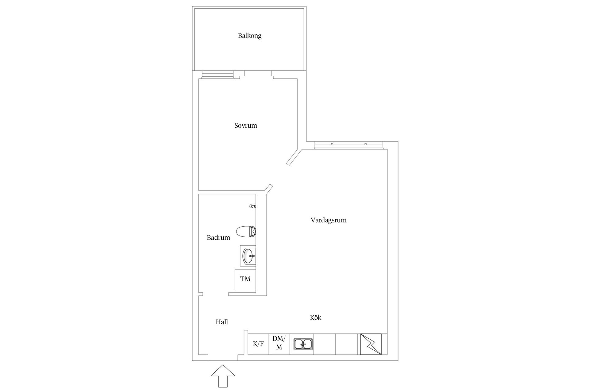 Bostadsrätt, Lotta Svärds Gränd 16, Fruängen, Stockholm