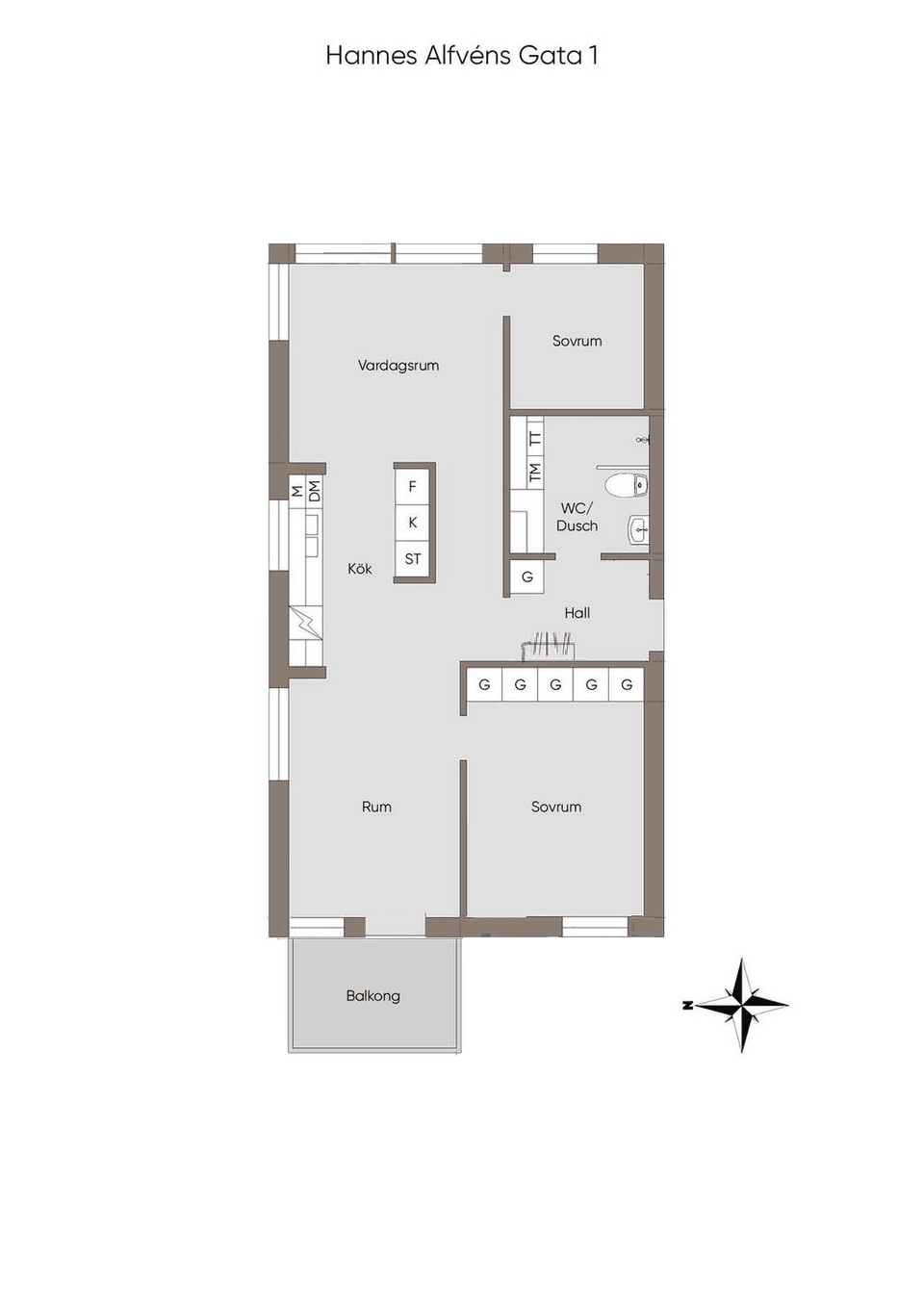 Bostadsrätt, Hannes Alfvéns gata 1, Vallastaden, Linköping