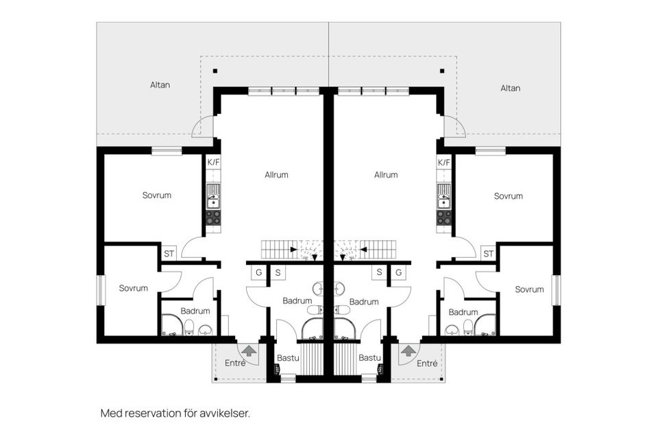 Fritidshus, Rigelvägen 8A-B, Storhogna Solsidan, Berg