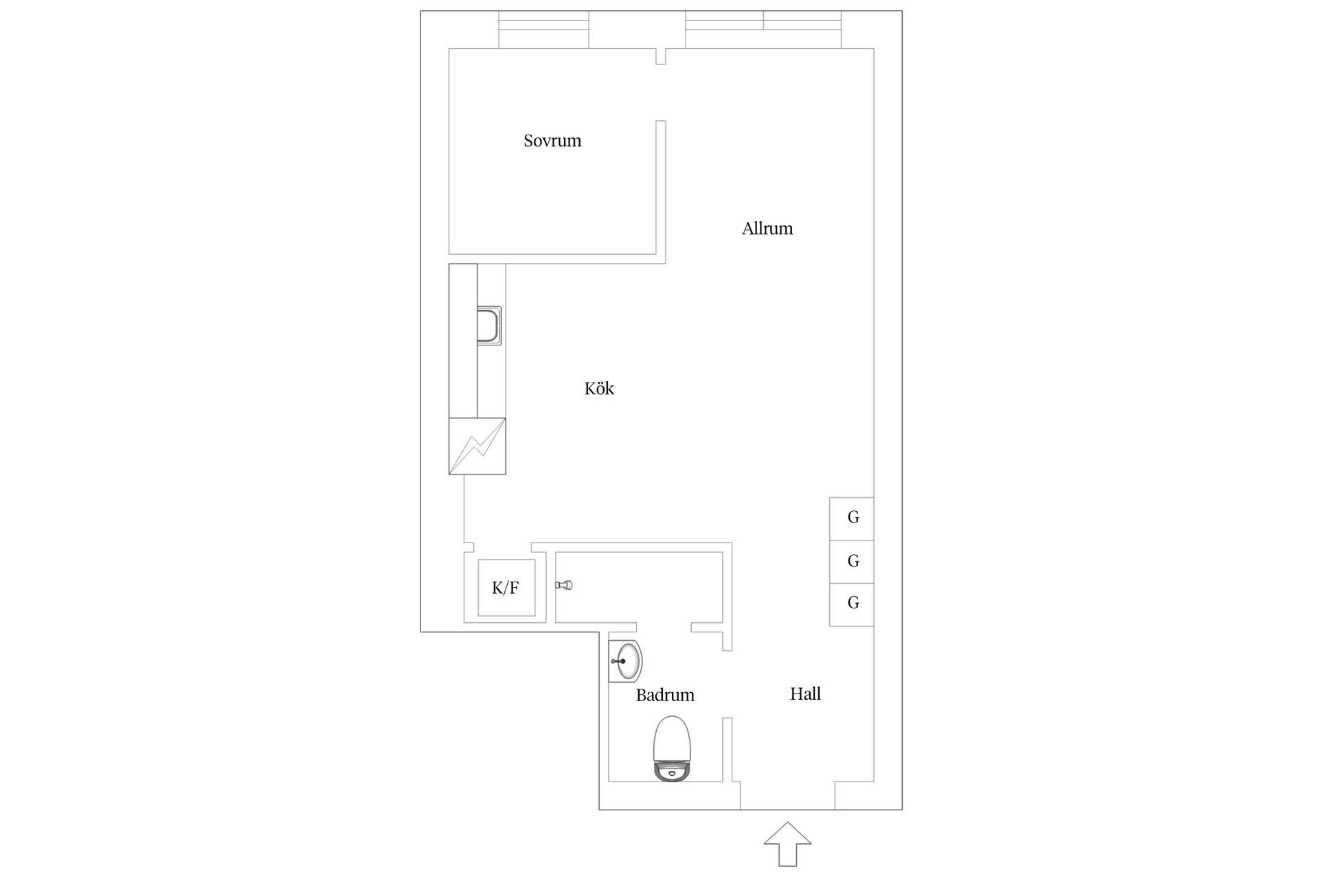 Bostadsrätt, Norra skolgatan 13, Triangeln, Malmö