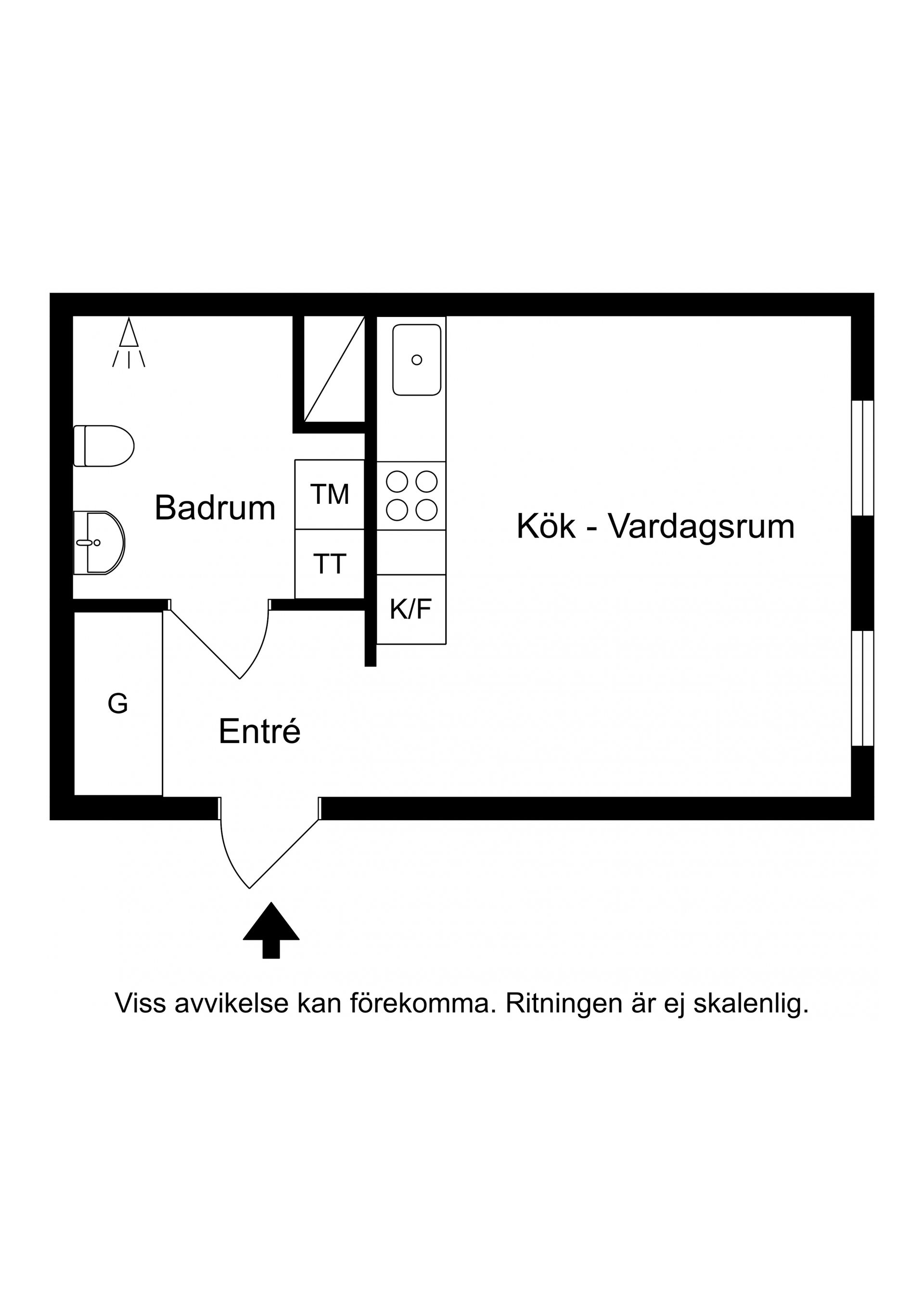Bostadsrätt, Sveagatan 20A, Centrum, Varberg