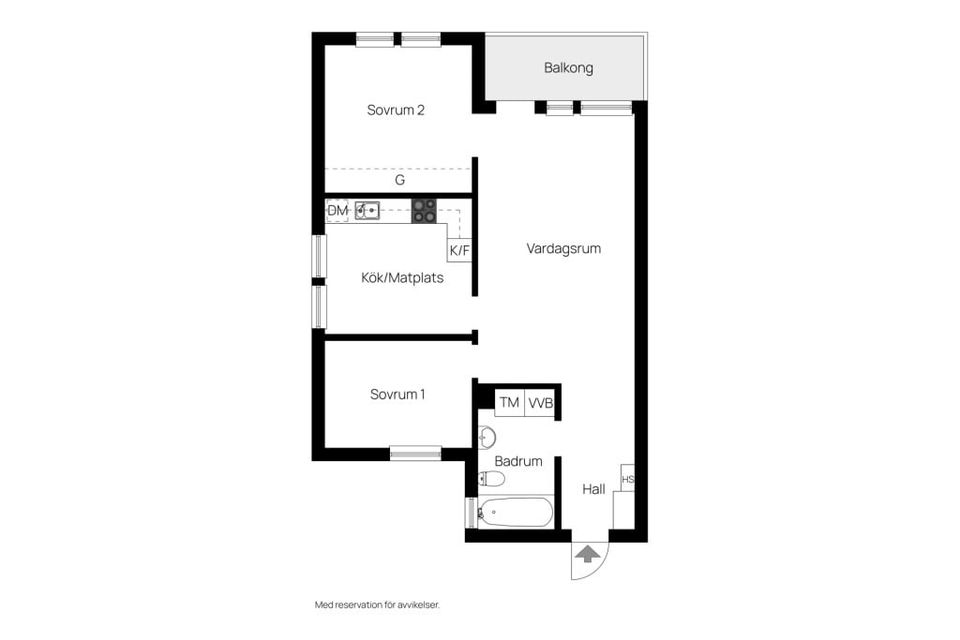 Bostadsrätt, Vinkelgatan 2 C, Visby - Söder, Gotland