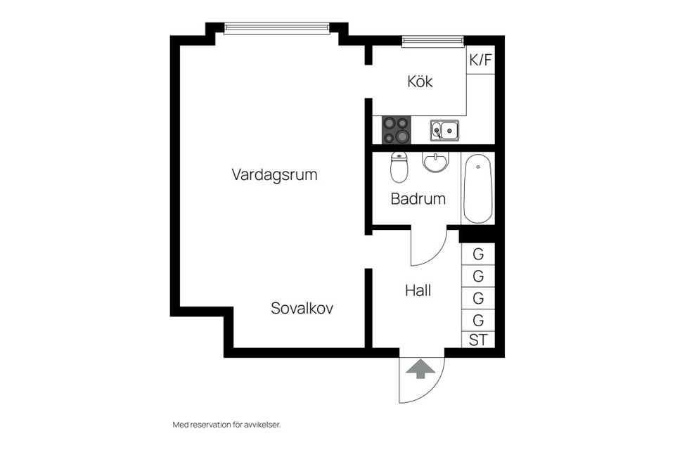 Bostadsrätt, Linnégatan 19, Centrum, Uppsala