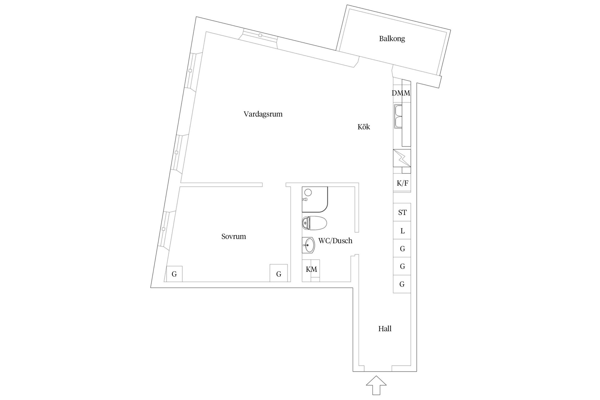 Bostadsrätt, Götaverksgatan 20, Lindholmen, Göteborg