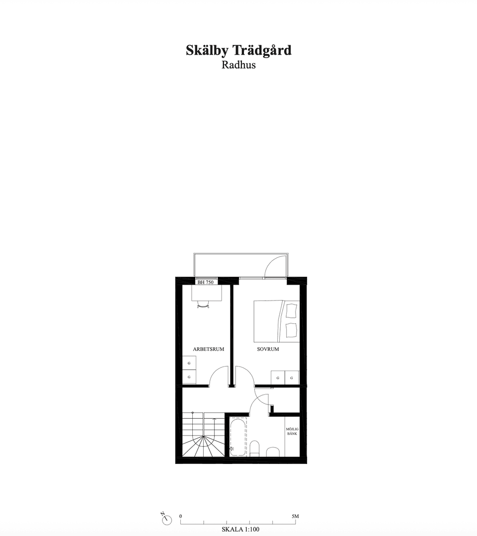 Radhus, Brageslingan 35A, Järfälla