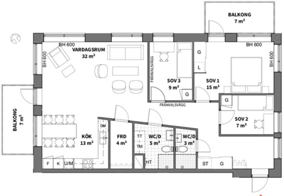 Bostadsrätt, Tubölegatan 1, Centrum, Skellefteå