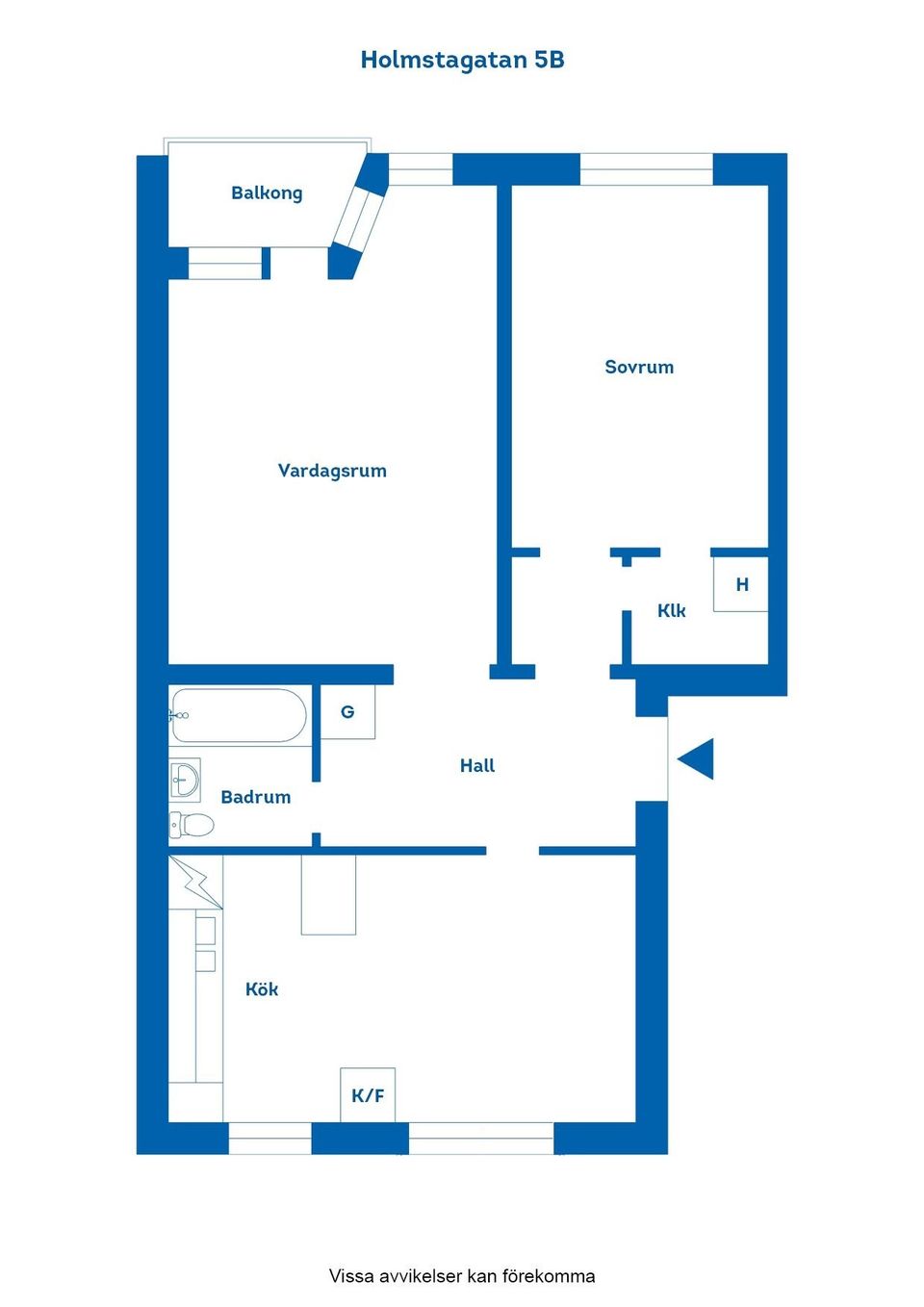 Bostadsrätt, Holmstagatan 5B, Söder, Norrköping