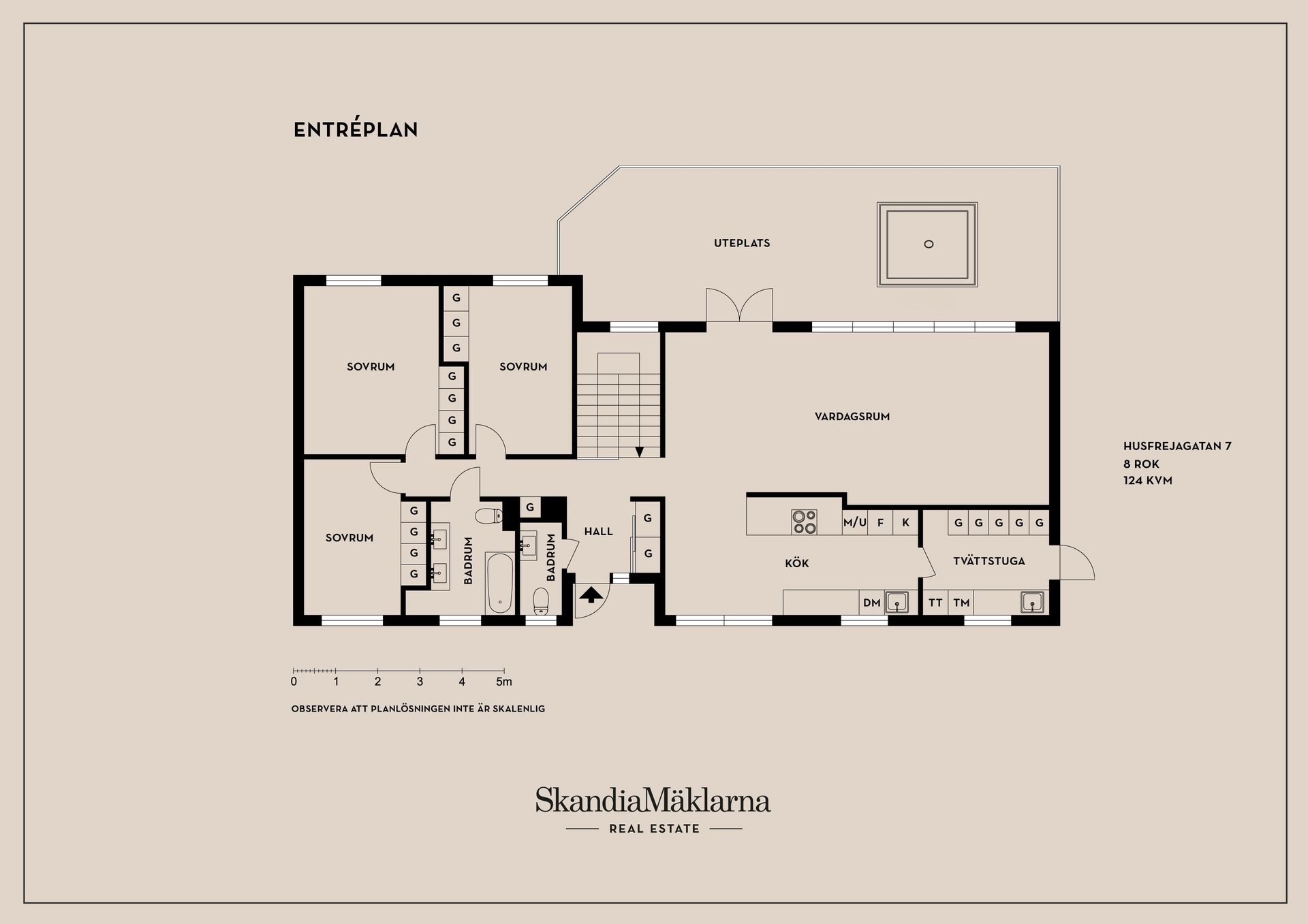 Villa, Husfrejagatan 7, Iskällan, Kungälv