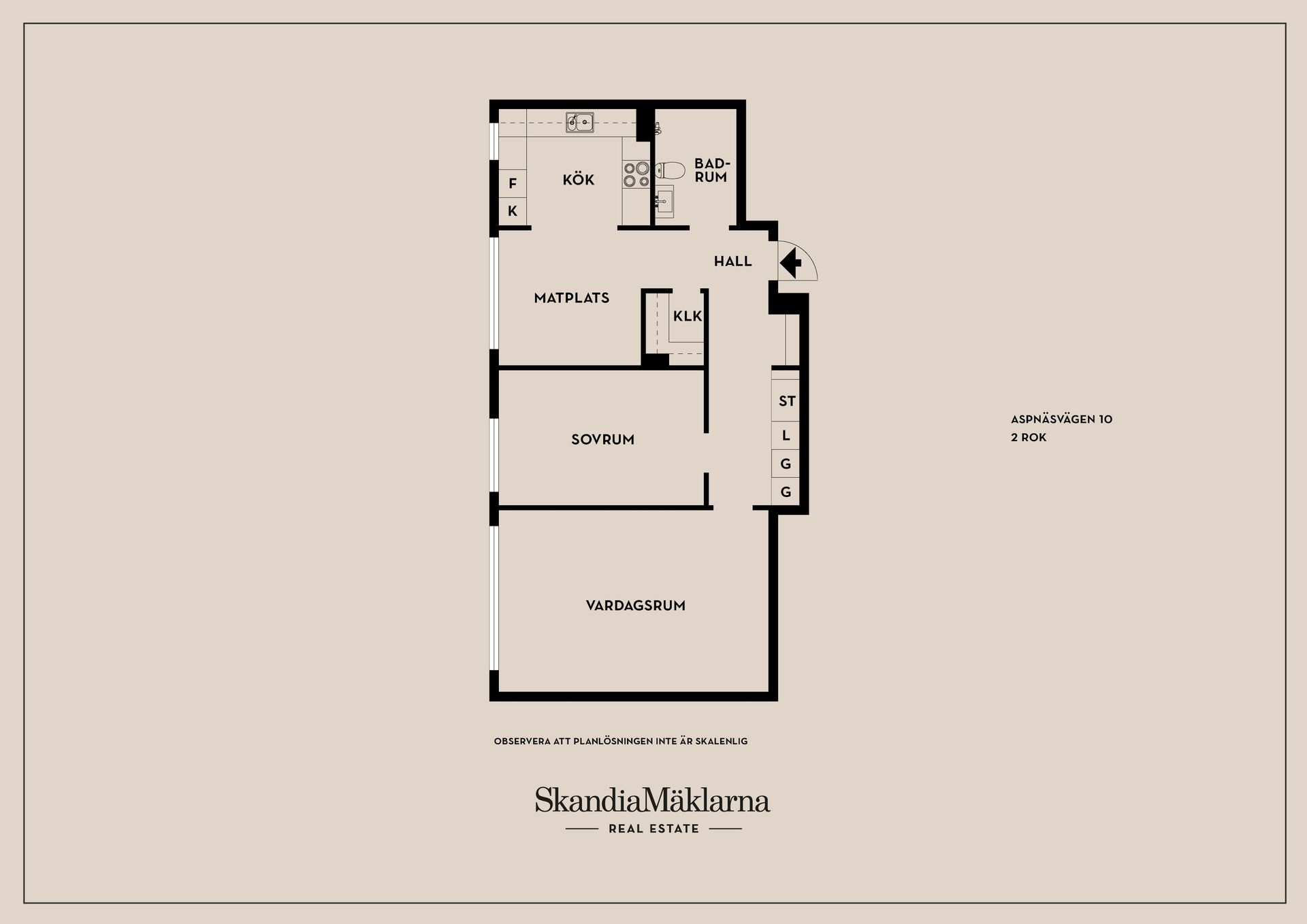 Bostadsrätt, Aspnäsvägen 10, Jakobsberg, Järfälla
