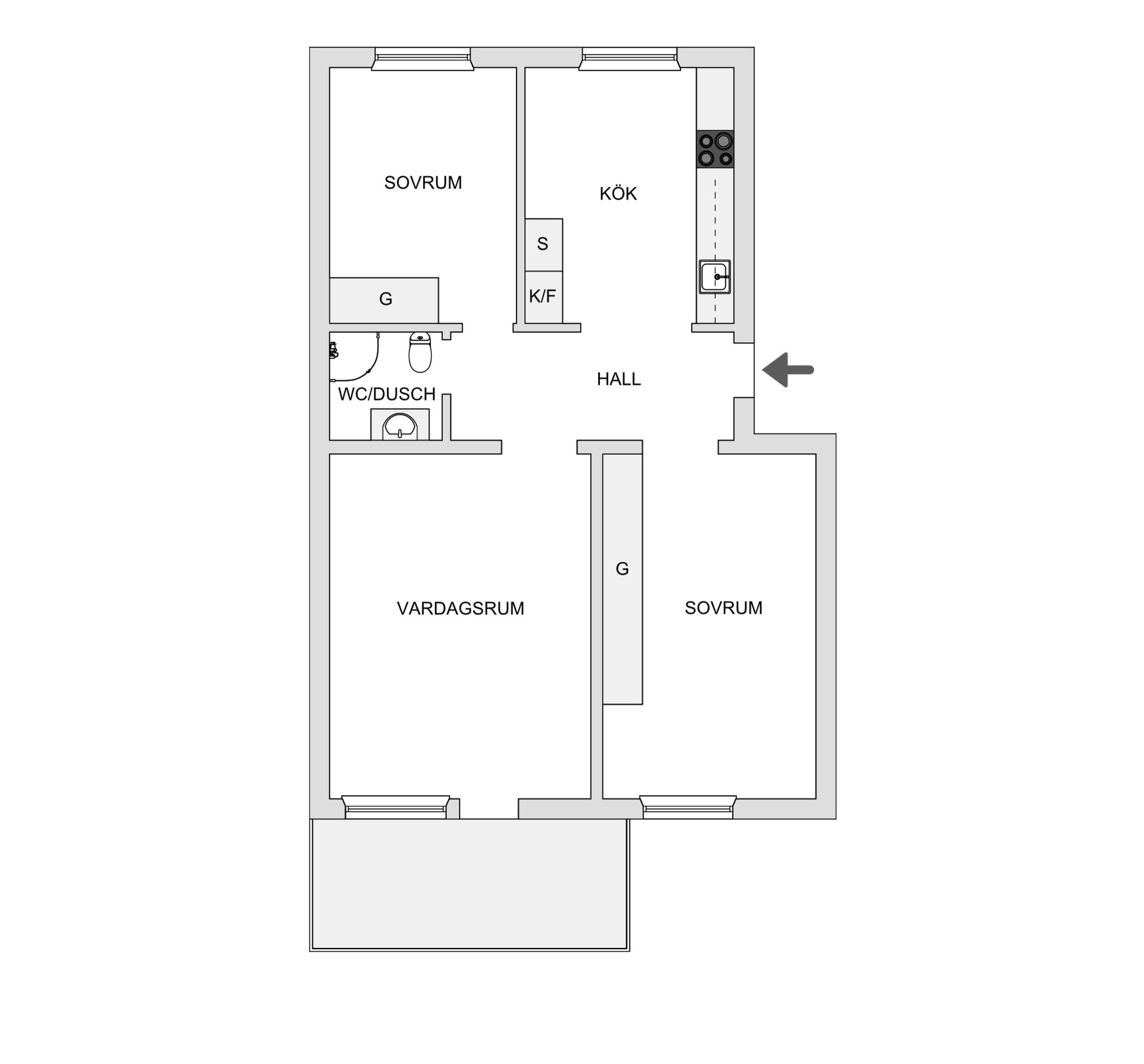 Bostadsrätt, Åkergränd 10, Norrböle, Skellefteå