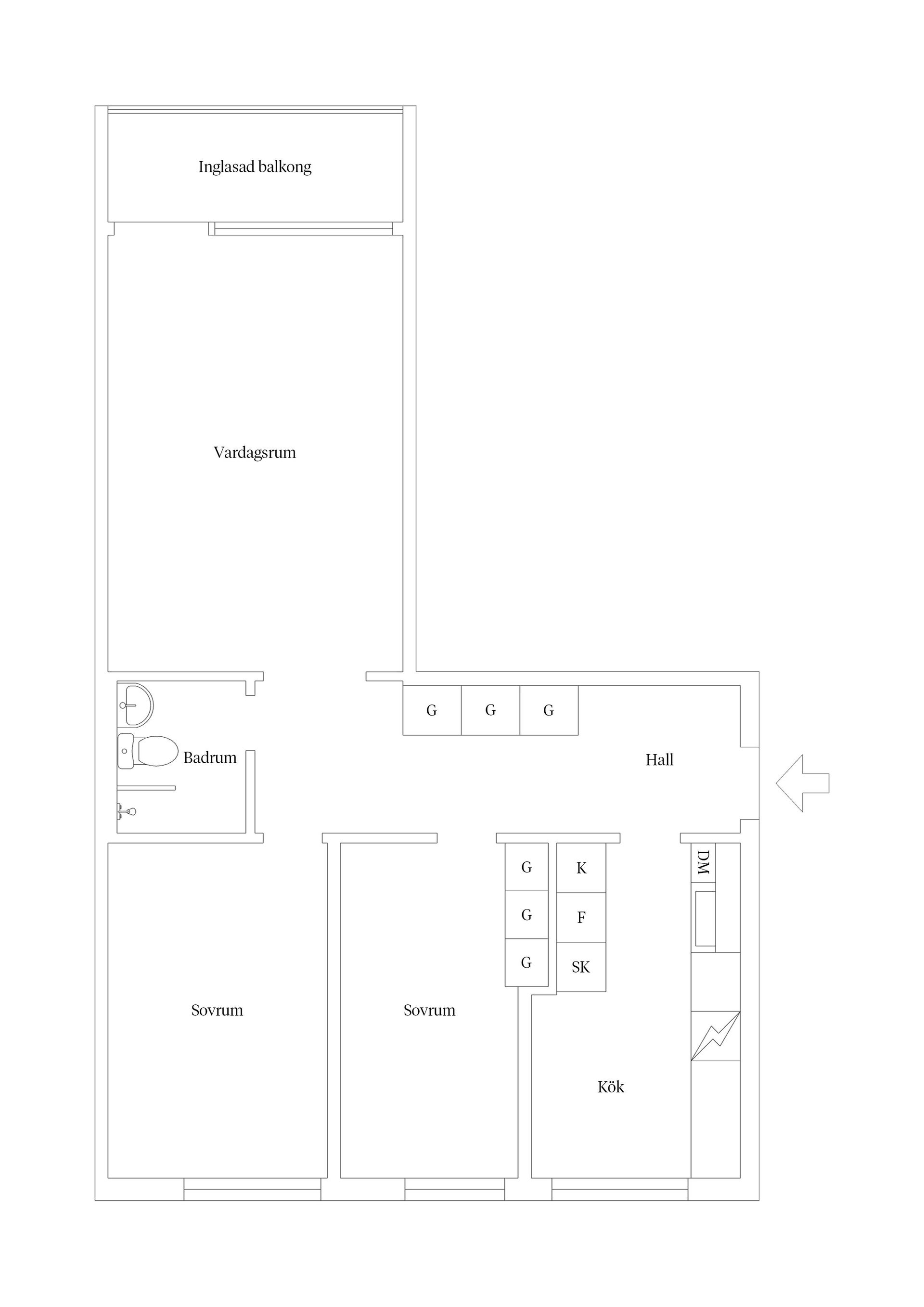 Bostadsrätt, Runvägen 6A, Berga, Kalmar