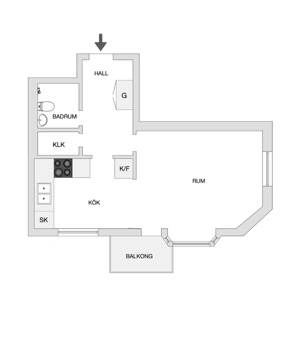 Bostadsrätt, Furulundsgatan 18, Tullen, Borås