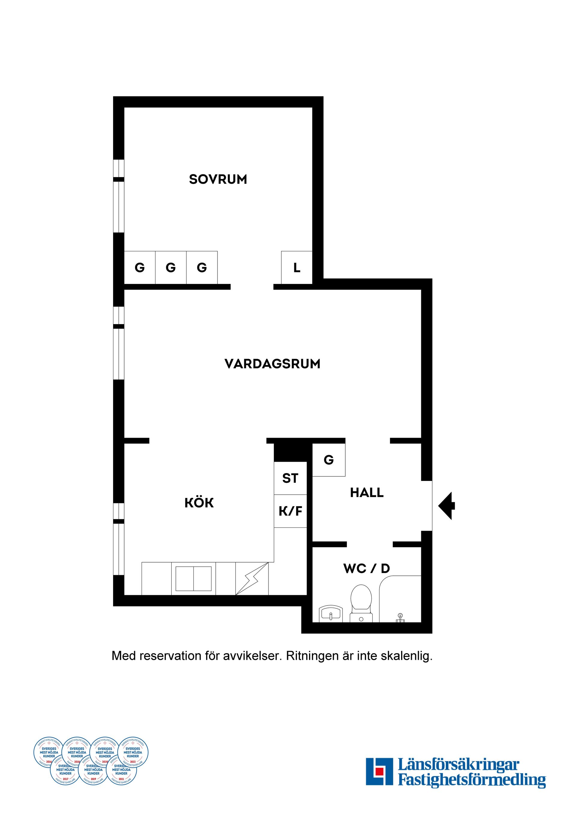 Bostadsrätt, Klippgatan 20A, Solna Centrum, Solna