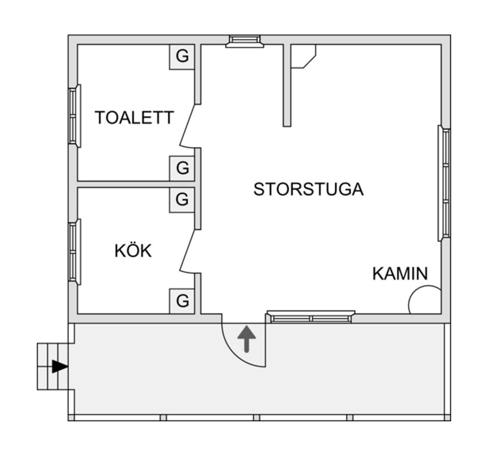 Fritidshus, Blacke 325, Lövånger, Skellefteå