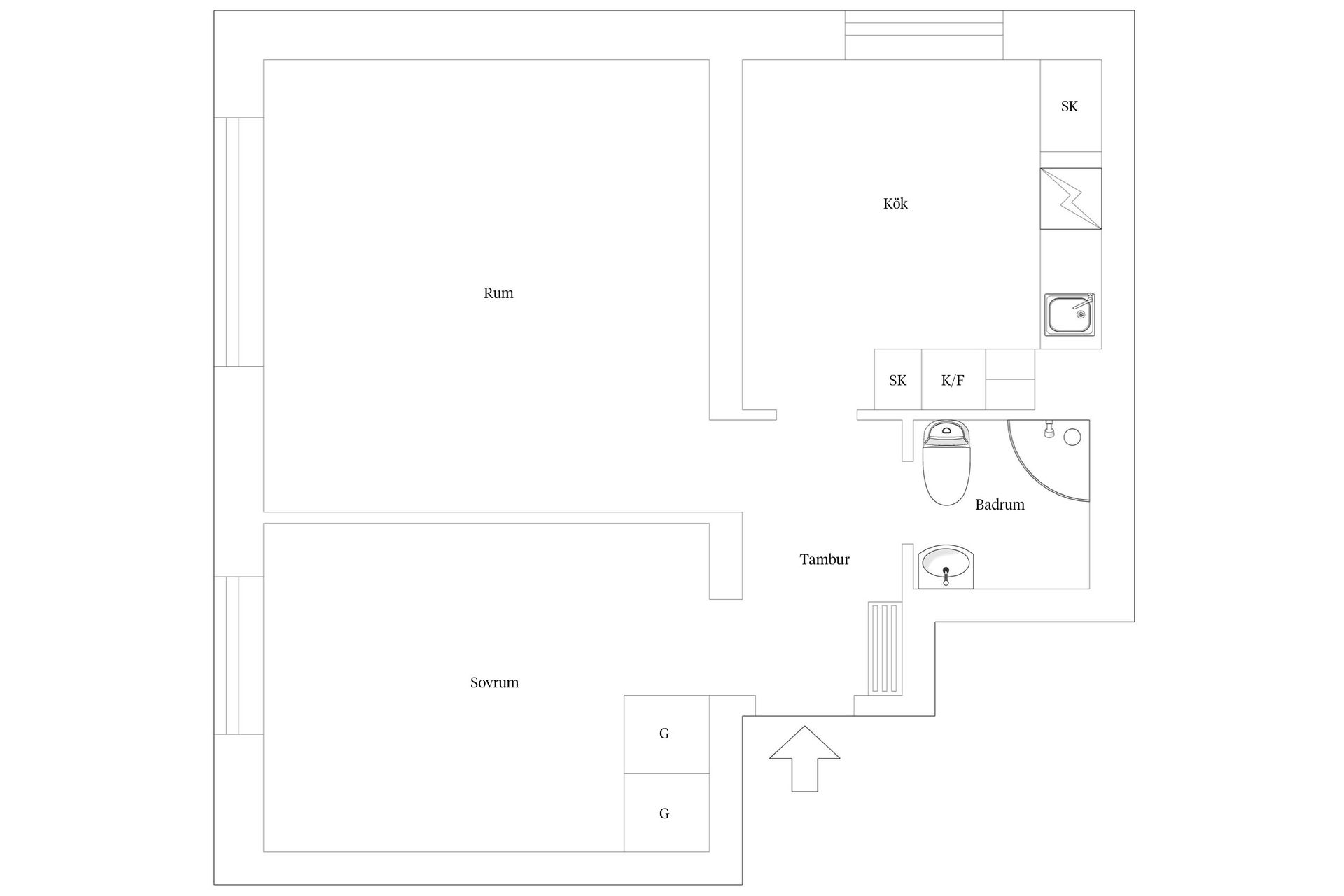 Bostadsrätt, Sjöbogatan 48, Sjöbo, Borås