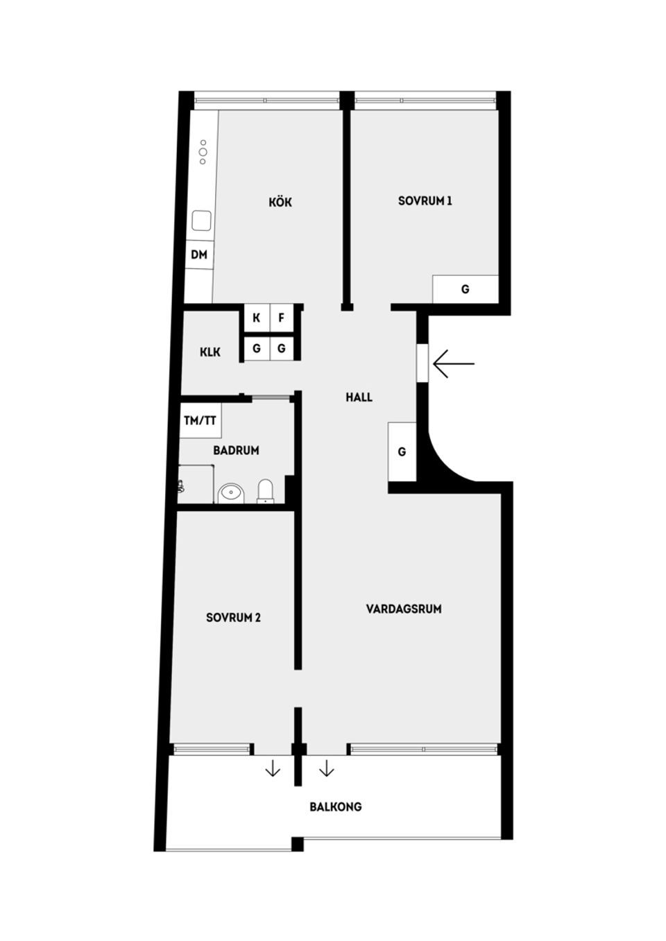 Bostadsrätt, Meteorvägen 44, 3 tr, Grindtorp, Täby