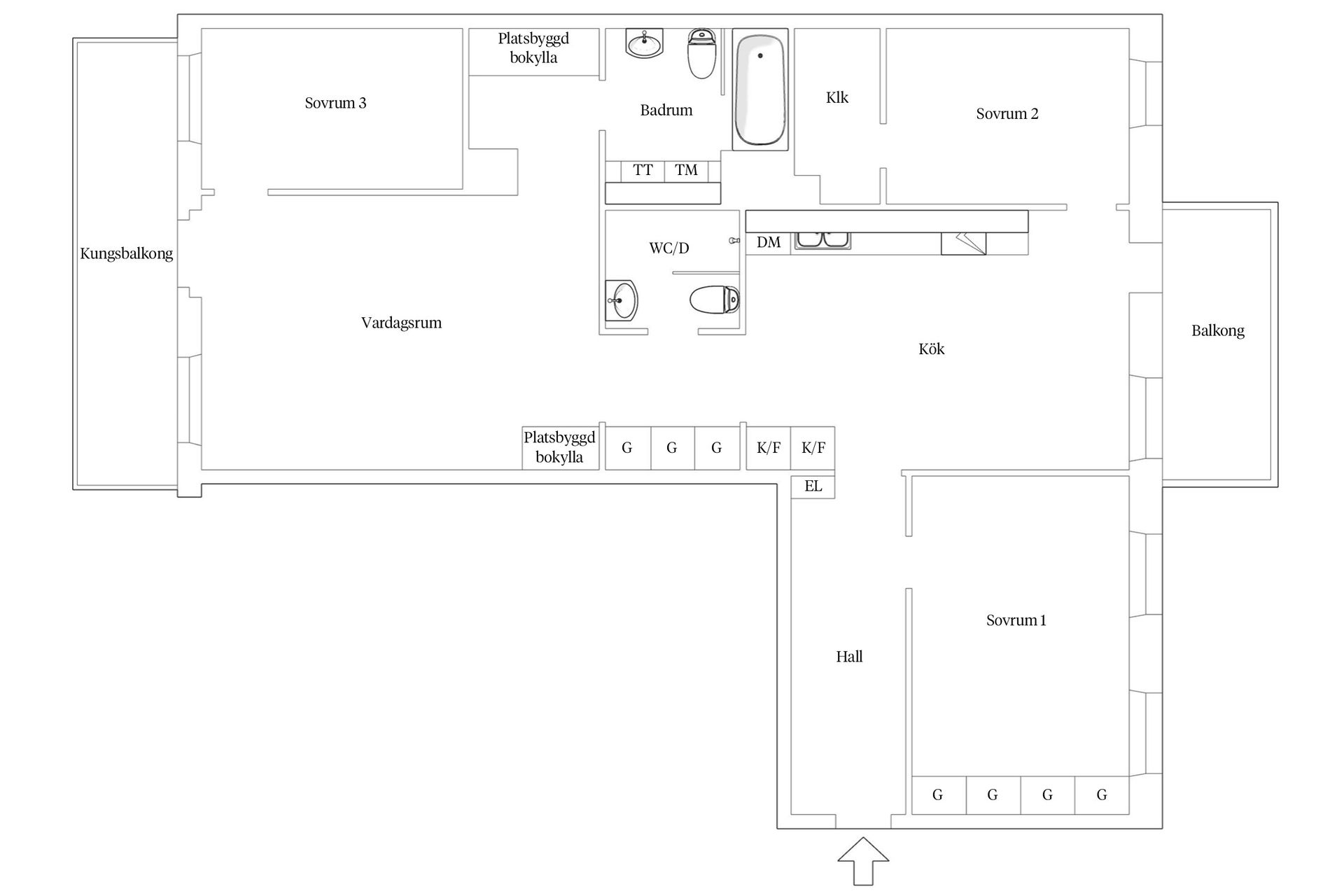 Bostadsrätt, Barnängsgatan 15, 5 tr, Södermalm Sofia, Stockholm