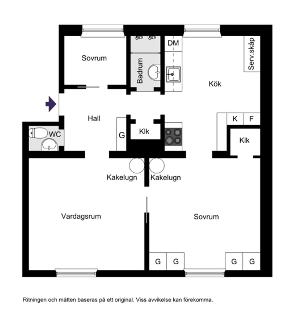 Bostadsrätt, Salagatan 36A, Fålhagen, Uppsala
