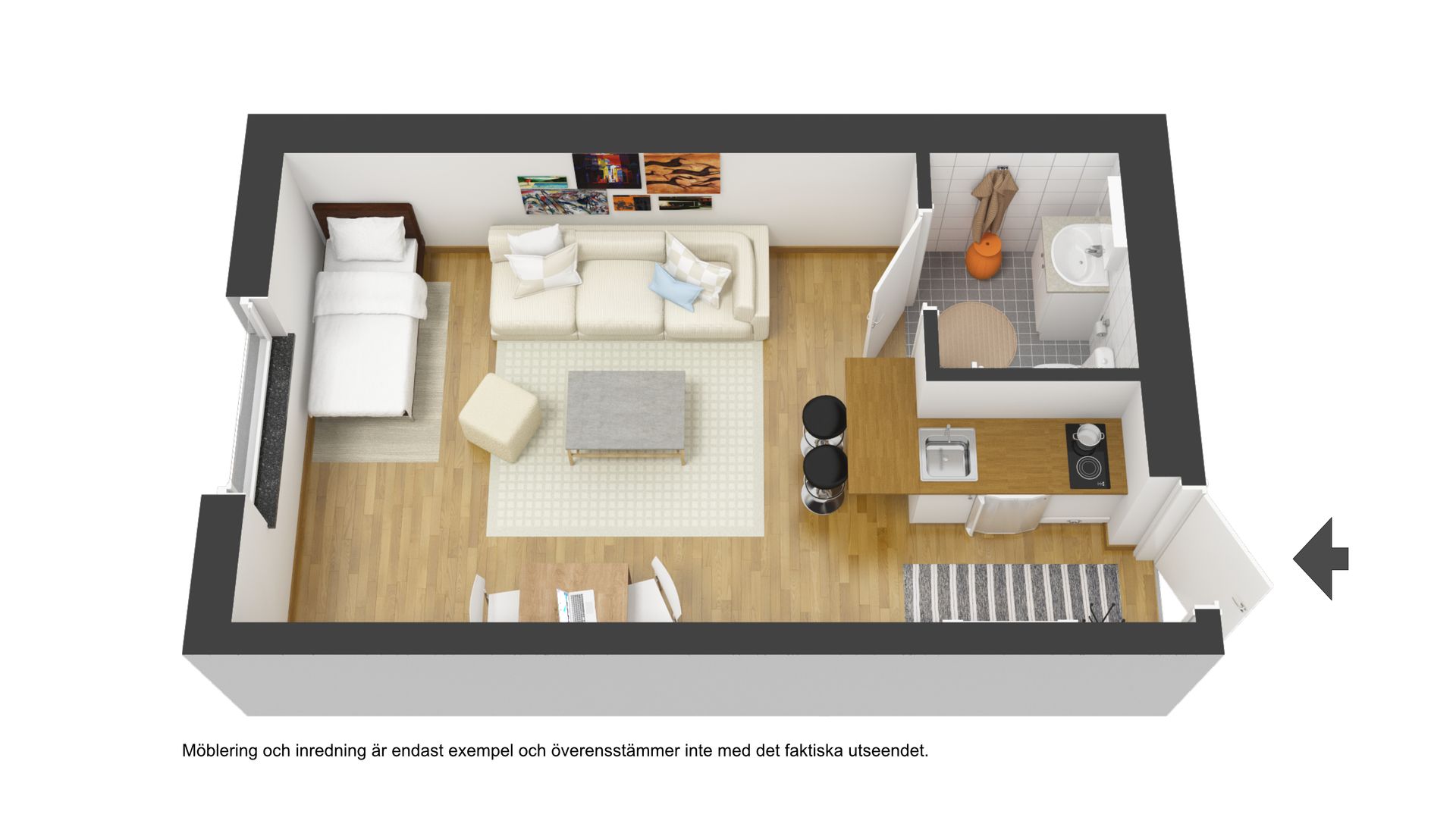 Bostadsrätt, Döbelns plan 8, Väst på stan, Umeå