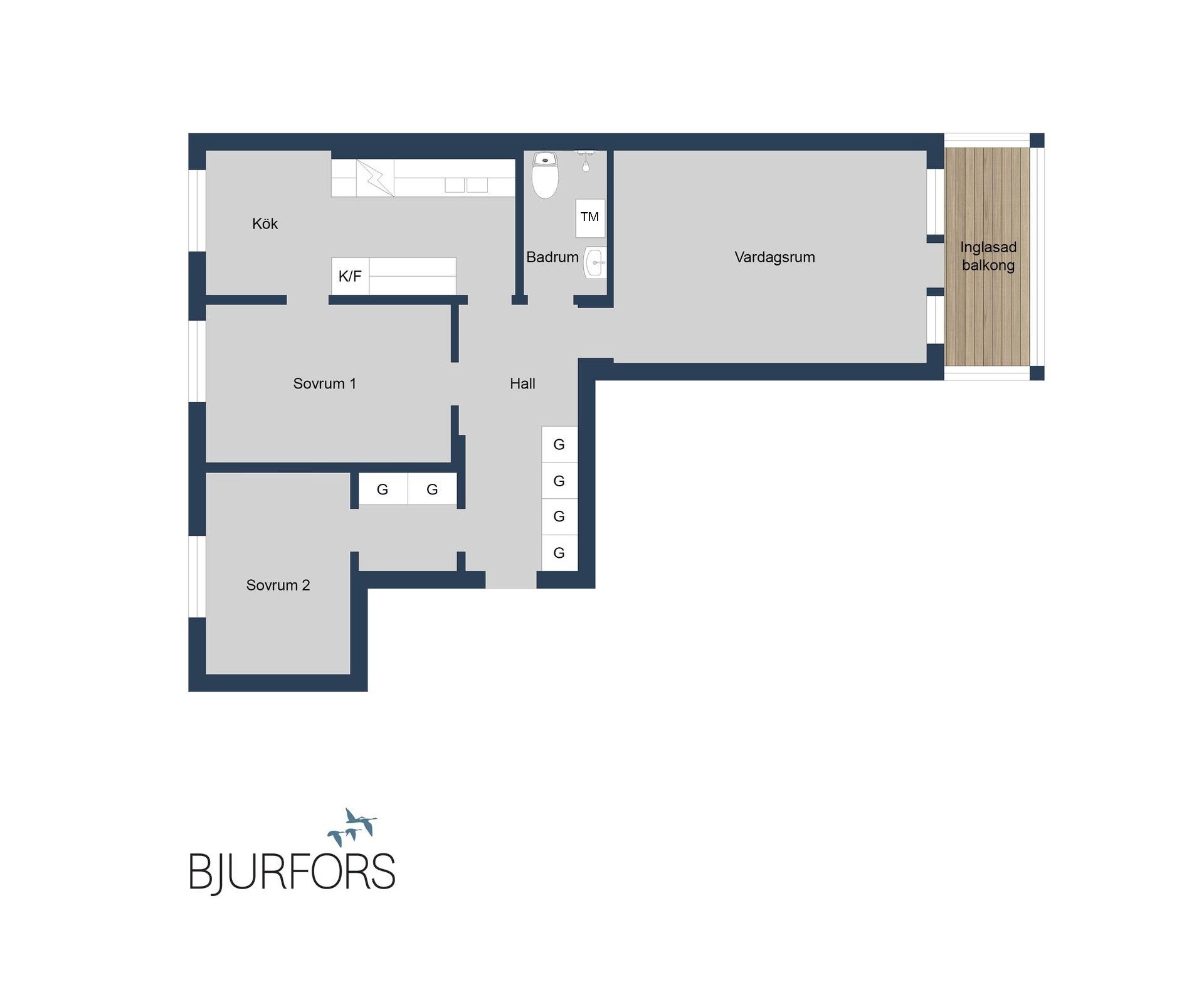 Bostadsrätt, Tjädervägen 17, Korsta, Sundsvall