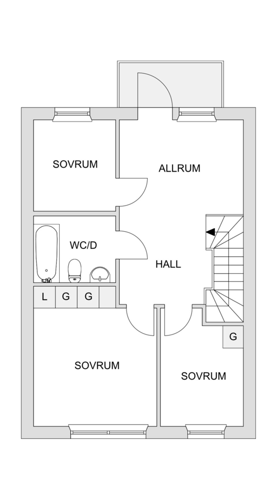 Bostadsrätt, Televägen 12C, Morö Backe, Skellefteå